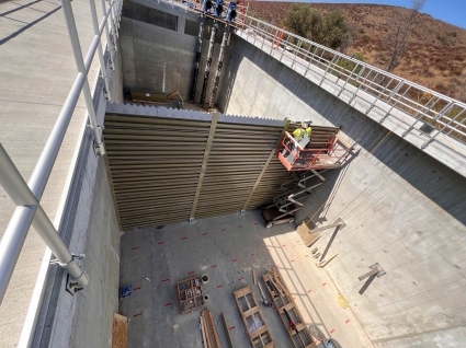 Santee CA, USA - FRP Baffle Walls